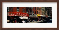People in a street, Mott Street, Chinatown, Manhattan, New York City, New York State, USA Fine Art Print
