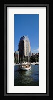 Boats at North Cove Yacht Harbor, New York City (vertical) Fine Art Print
