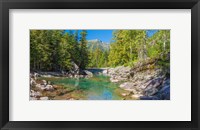 McDonald Creek along Going-to-the-Sun Road at US Glacier National Park, Montana, USA Fine Art Print