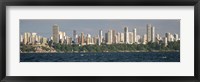 Skyscrapers at the waterfront, Salvador, Brazil Fine Art Print