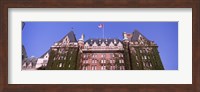 Low angle view of the Empress Hotel, Victoria, Vancouver Island, British Columbia, Canada Fine Art Print