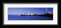 Harbor and Stearns Wharf, Santa Barbara, California Fine Art Print