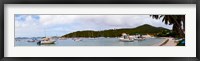 Boats at harbor, Cruz Bay, St. John, US Virgin Islands Fine Art Print