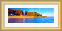 Forty Mile Point Lighthouse on the beach, Michigan, USA Fine Art Print