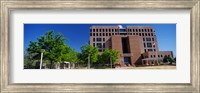 Facade of a government building, Pete V.Domenici United States Courthouse, Albuquerque, New Mexico, USA Fine Art Print