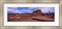 Pecos Pueblo mission church ruins, Pecos National Historical Park, New Mexico, USA Fine Art Print
