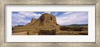 Close up of church ruins, Pecos National Historical Park, New Mexico, USA Fine Art Print