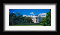 Facade of a government building, White House, Washington DC Fine Art Print