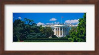 Facade of a government building, White House, Washington DC Fine Art Print
