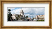Government building in a city, El Capitolio, Havana, Cuba Fine Art Print
