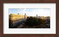Buildings in a city, Parque Central, Old Havana, Havana, Cuba Fine Art Print