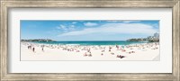 Tourists on the Bondi Beach, Sydney, New South Wales, Australia Fine Art Print