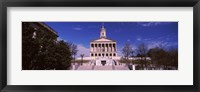 Government building in a city, Tennessee State Capitol, Nashville, Davidson County, Tennessee, USA Fine Art Print