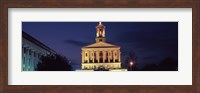 Government building at dusk, Tennessee State Capitol, Nashville, Davidson County, Tennessee, USA Fine Art Print