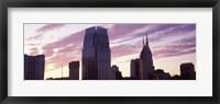 Pinnacle at Symphony Place and BellSouth Building at sunset, Nashville, Tennessee, USA 2013 Fine Art Print