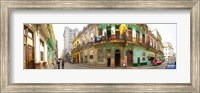 Buildings along a street, Havana, Cuba Fine Art Print