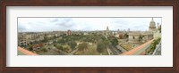 Aerial View of Government buildings in Havana, Cuba Fine Art Print