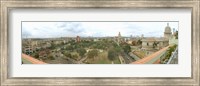 Aerial View of Government buildings in Havana, Cuba Fine Art Print