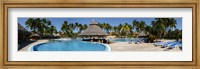 Swimming pool of a hotel, Varadero, Matanzas, Cuba Fine Art Print