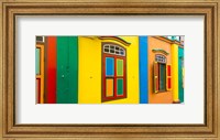 Colorful building in Little India, Singapore Fine Art Print
