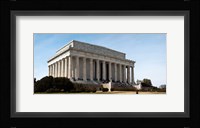 Facade of the Lincoln Memorial, The Mall, Washington DC, USA Fine Art Print
