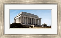 Facade of the Lincoln Memorial, The Mall, Washington DC, USA Fine Art Print