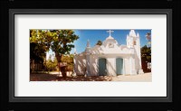 Facade of a small church, Salvador, Bahia, Brazil Fine Art Print