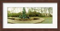 Fountain in a park, Bailey Fountain, Grand Army Plaza, Brooklyn, New York City, New York State, USA Fine Art Print