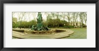 Fountain in a park, Bailey Fountain, Grand Army Plaza, Brooklyn, New York City, New York State, USA Fine Art Print