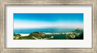Aerial view of a coast, Corcovado, Rio de Janeiro, Brazil Fine Art Print