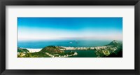 Aerial view of a coast, Corcovado, Rio de Janeiro, Brazil Fine Art Print