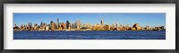 Skyscrapers at the waterfront, Midtown Manhattan, New York State Fine Art Print