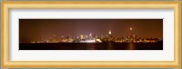 Midtown Manhattan Skyline at Night,  New York City Fine Art Print