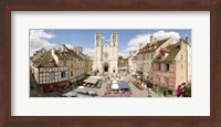 Saint-Vincent De Chalon-Sur-Saone cathedral, Chalon-Sur-Saone, Burgundy, France Fine Art Print