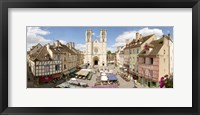 Saint-Vincent De Chalon-Sur-Saone cathedral, Chalon-Sur-Saone, Burgundy, France Fine Art Print