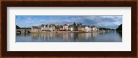 Medieval town at the waterfront, St. Goustan, Auray, Gulf Of Morbihan, Morbihan, Brittany, France Fine Art Print