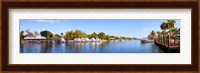Intercoastal waterway at West Palm Beach, Palm Beach County, Florida, USA Fine Art Print