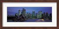 Buildings at the waterfront, Sydney Opera House, Sydney, New South Wales, Australia Fine Art Print