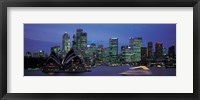Buildings at the waterfront, Sydney Opera House, Sydney, New South Wales, Australia Fine Art Print