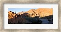 Village in the Dades Valley, Dades Gorges, Ouarzazate, Morocco Fine Art Print