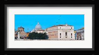 St. Peter's Basilica in Vatican City, Ponte Sant Angelo, Rome, Lazio, Italy Fine Art Print