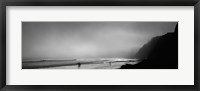 Surfers on the beach, Point Reyes National Seashore, Marin County, California, USA Fine Art Print