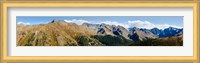 Snowcapped mountain peaks, San Juan National Forest, Colorado, USA Fine Art Print
