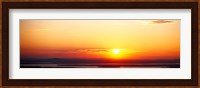 Sunset over mountain range, Cadillac Mountain, Acadia National Park, Maine, USA Fine Art Print