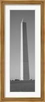 Obelisk (black and white), Washington Monument, Washington DC Fine Art Print