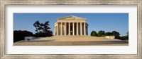 Facade of a memorial, Jefferson Memorial, Washington DC, USA Fine Art Print