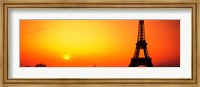 Eiffel Tower sunrise Paris France Fine Art Print