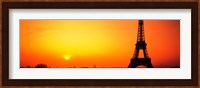 Eiffel Tower sunrise Paris France Fine Art Print