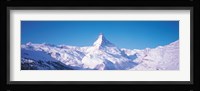 Mt Matterhorn Valais Sunnegga Switzerland Fine Art Print