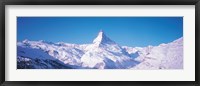 Mt Matterhorn Valais Sunnegga Switzerland Fine Art Print